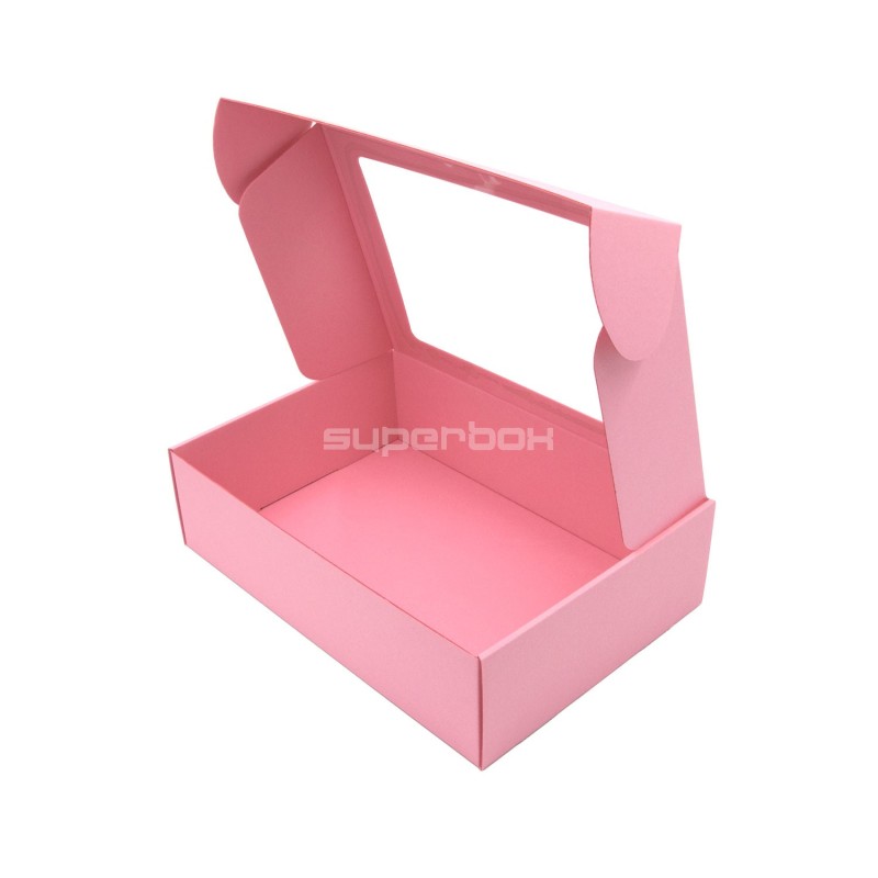 Pink A4 Size Gift Box with Window