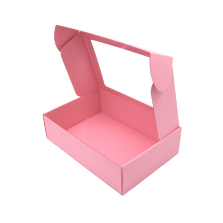 Pink A4 Size Gift Box with Window