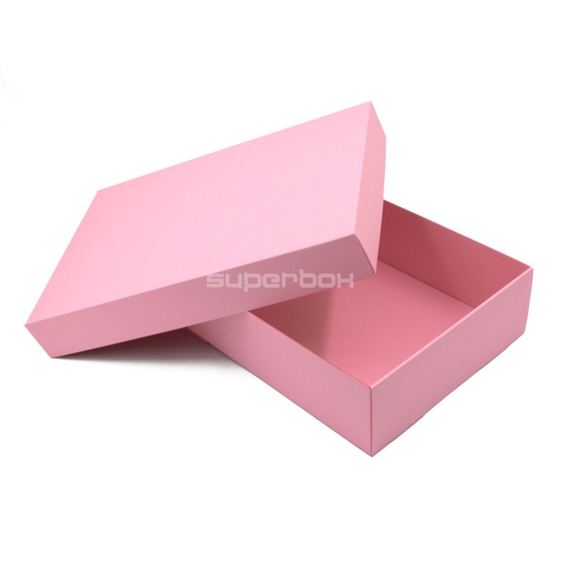 Multipurpose Pink Base-Lid Gift Box of 8,5 cm Depth