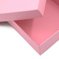 Multipurpose Pink Base-Lid Gift Box of 8,5 cm Depth