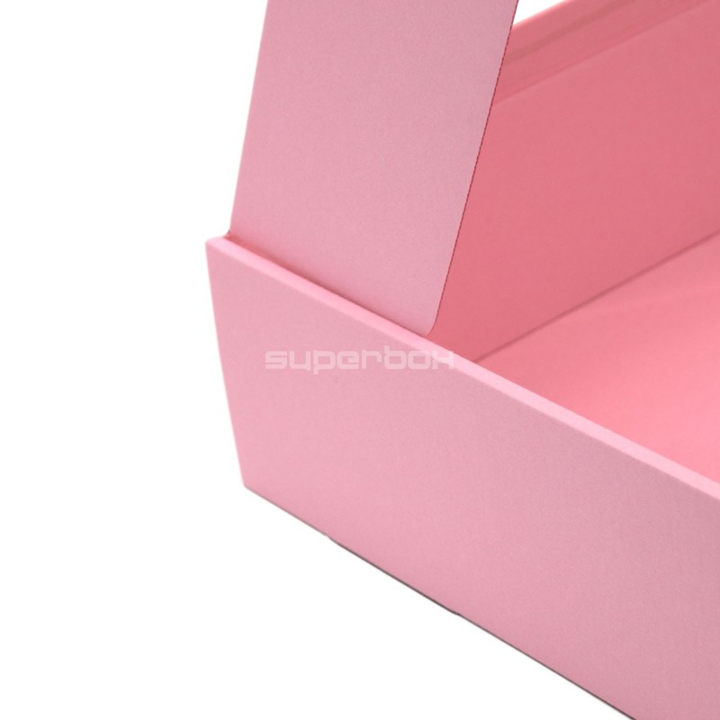 Big Pink Gift Box with Clear PVC Window