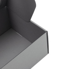 Grey A5 Size Gift Box with Clear Window