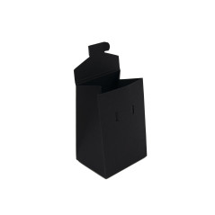 Black Small Triangular Box For Jewelry Packaging, 12 cm High