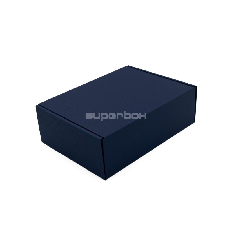 Navy Blue A5 Format Box for Gourmet Snacks