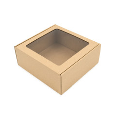 Brown Large Square Gift Box