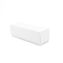 Long White Bottom-Lid Cardboard Box for Invitations