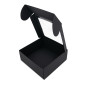 Black Large Square Gift Box with Clear Window