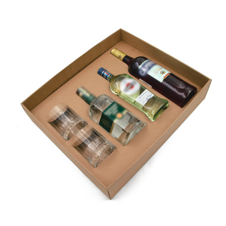 Вставка натурально-коричневого цвета размера XXL для упаковки продукции