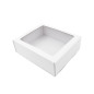 White Box With Window, 9 cm High