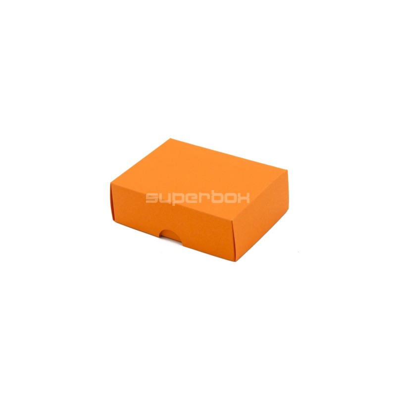 Orange 2-PC Small Rectangle Gift Box from Cardboard