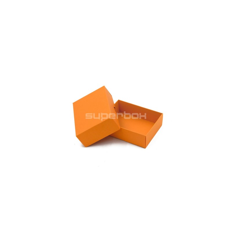 Orange 2-PC Small Rectangle Gift Box from Cardboard