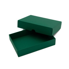 Dark Green Cardboard Box with a Lid