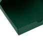 Dark Green Square Box with Recessed Cardboard Lid