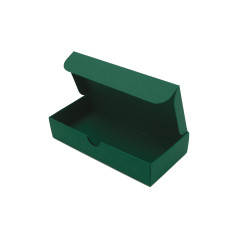 Elongated Gift Box from Dark Green Decorative Cardboard