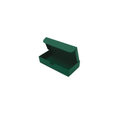 Elongated Gift Box from Dark Green Decorative Cardboard