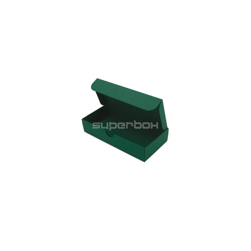 Small Gift Box from Dark Green Decorative Cardboard