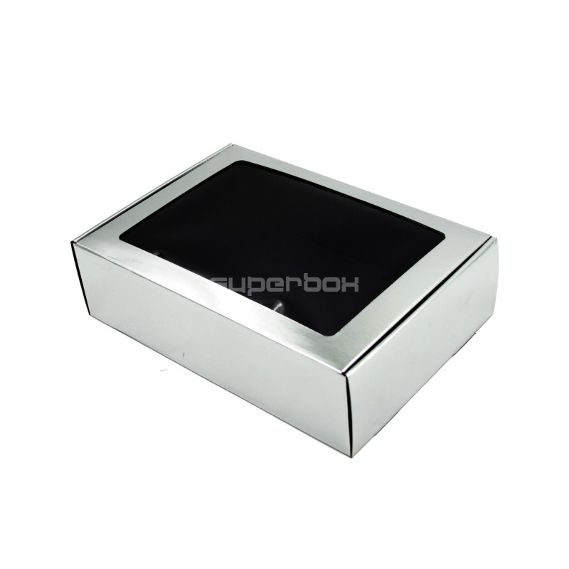 Mirror Box of Silver Color A4 Format with PVC Window