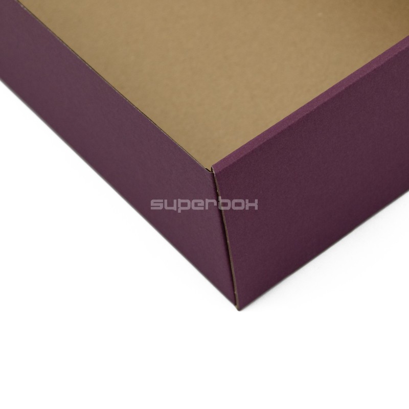 Extended Purple Red Gift Box for Bottle