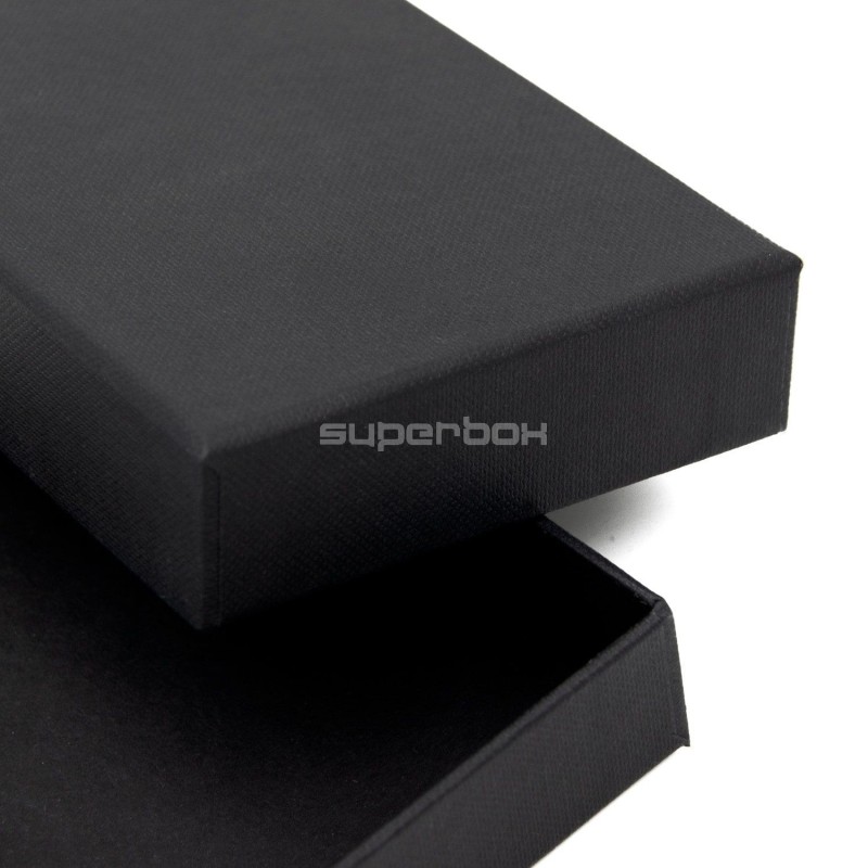 Small Black RIGID Card Box with Lid