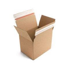 E-commerce Box With Tear-off Adhesive Tape