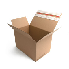 E-commerce Box With Tear-off Adhesive Tape