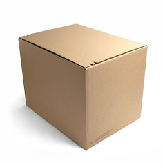 E-commerce Box With Tear-off Adhesive Tape