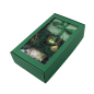 Extended Green PREMIUM Gift Box with Clear Window and Lines