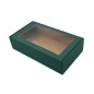 Eco Green Gift Box with Window for Bottle