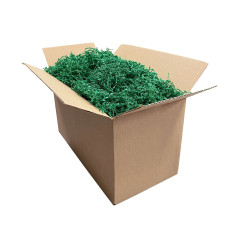 Rigid Dark Green Shredded Paper - 2 mm, 1 kg