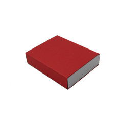 Pull-out Gift Box with Red Sleeve and Grey Bottom