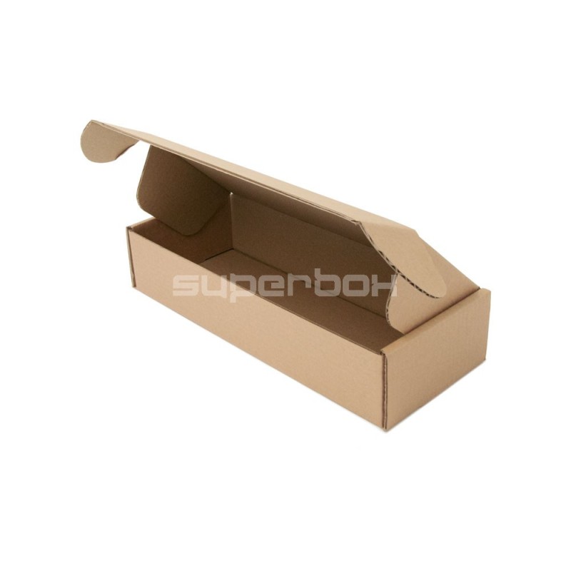 Long Shipping Box from Single Wall Corrugated B-flute