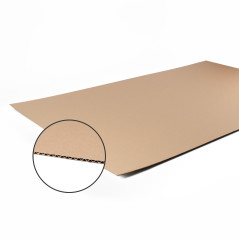 Corrugated cardboard overlay sheets |1200x800 mm | Superbox