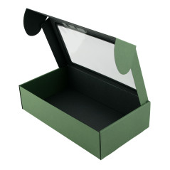 Green A4 Format Box with Window