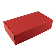 Red Gift Box for Bottle | 340x195x85 mm | Superbox