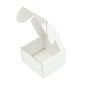 White Mini Cube Box with Clear Window