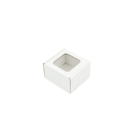 Mini Cube Box with Clear Window Closed