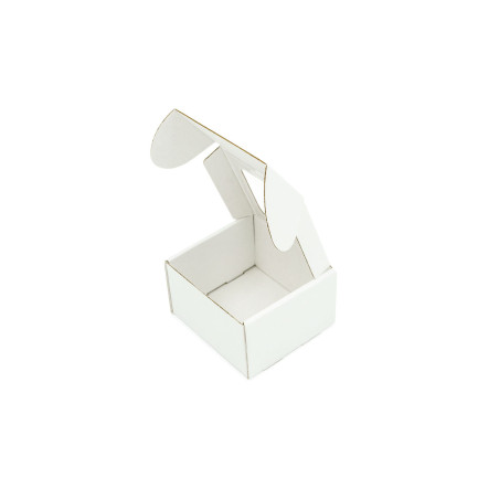 White Mini Cube Box with Clear Window