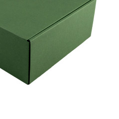 Green Gift Box for Bottle | 340x195x85 mm | Superbox