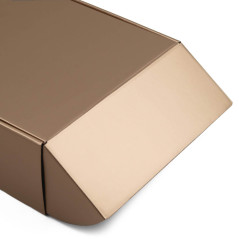 Muted Gold Square Gift Box for Cosmetic | 220 x 220 x 90 mm | Superbox