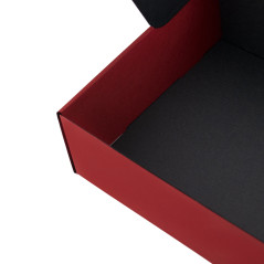 Bright Red A4 Size Gift Box with Window | 305x215x85 mm | Superbox