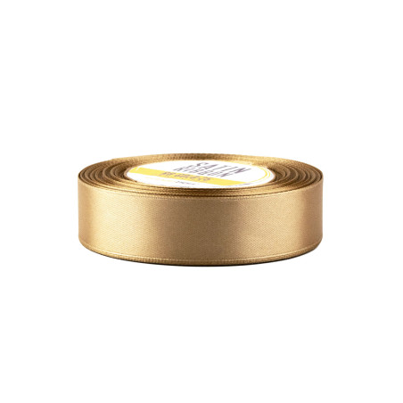 Chic Gold Satin Ribbon | 25mm x 32m | Superbox