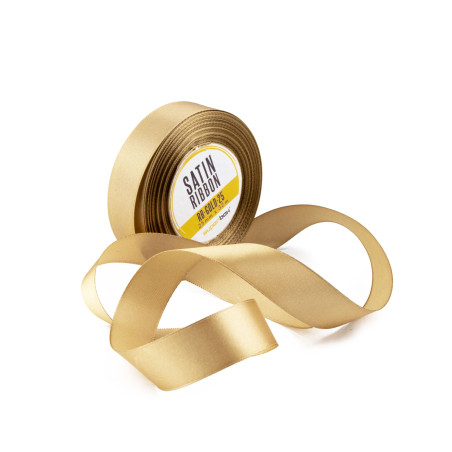 Chic Gold Satin Ribbon