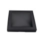 Small Height Black Square Gift Box with Window