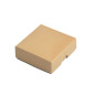 Two-piece Small Square Sand Colored Cardboard Box