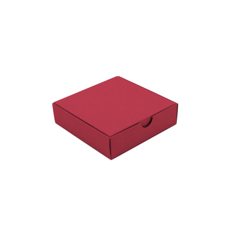 Red Square Cardboard Box | 110x110x30 mm | Superbox