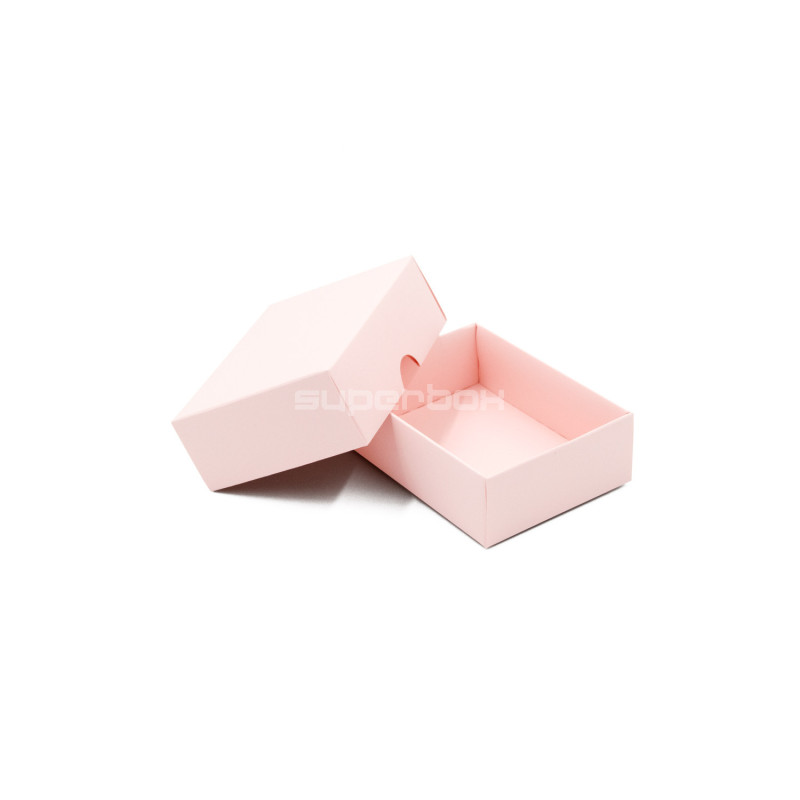 Peach Color 2-PC Small Rectangle Gift Box from Cardboard