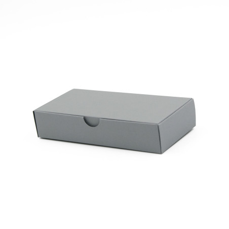 Gift Box from Gray Decorative Cardboard