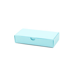 Elongated Gift Box from Baby Blue Color Decorative Cardboard