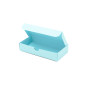 Elongated Gift Box from Baby Blue Color Decorative Cardboard