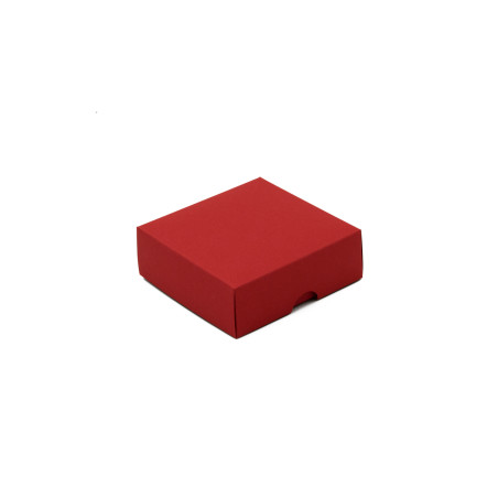 Red Two Piece Small Square Cardboard Gift Box